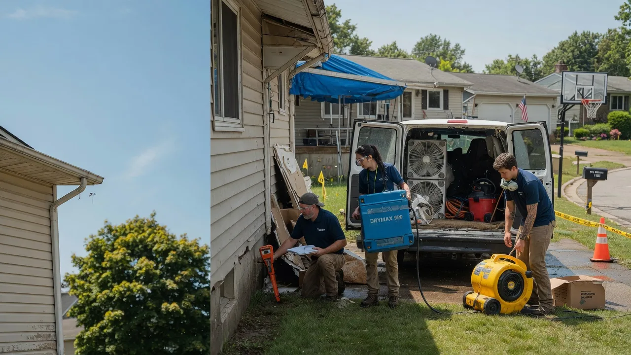 Ceiling Leak Cleanup in New Glarus, WI near me